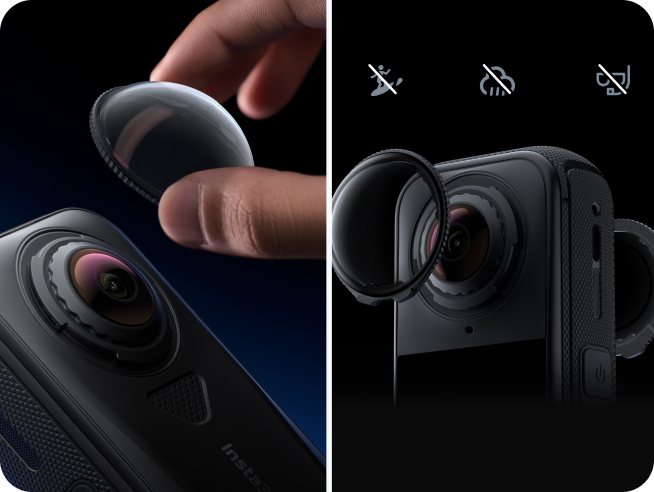 2 Pellicole Protettive Per Lenti Insta360 X4 – Protezione 3D In Policarbonato, Anti Graffio, UV, Alta Trasparenza, Facili Da Montare - 4