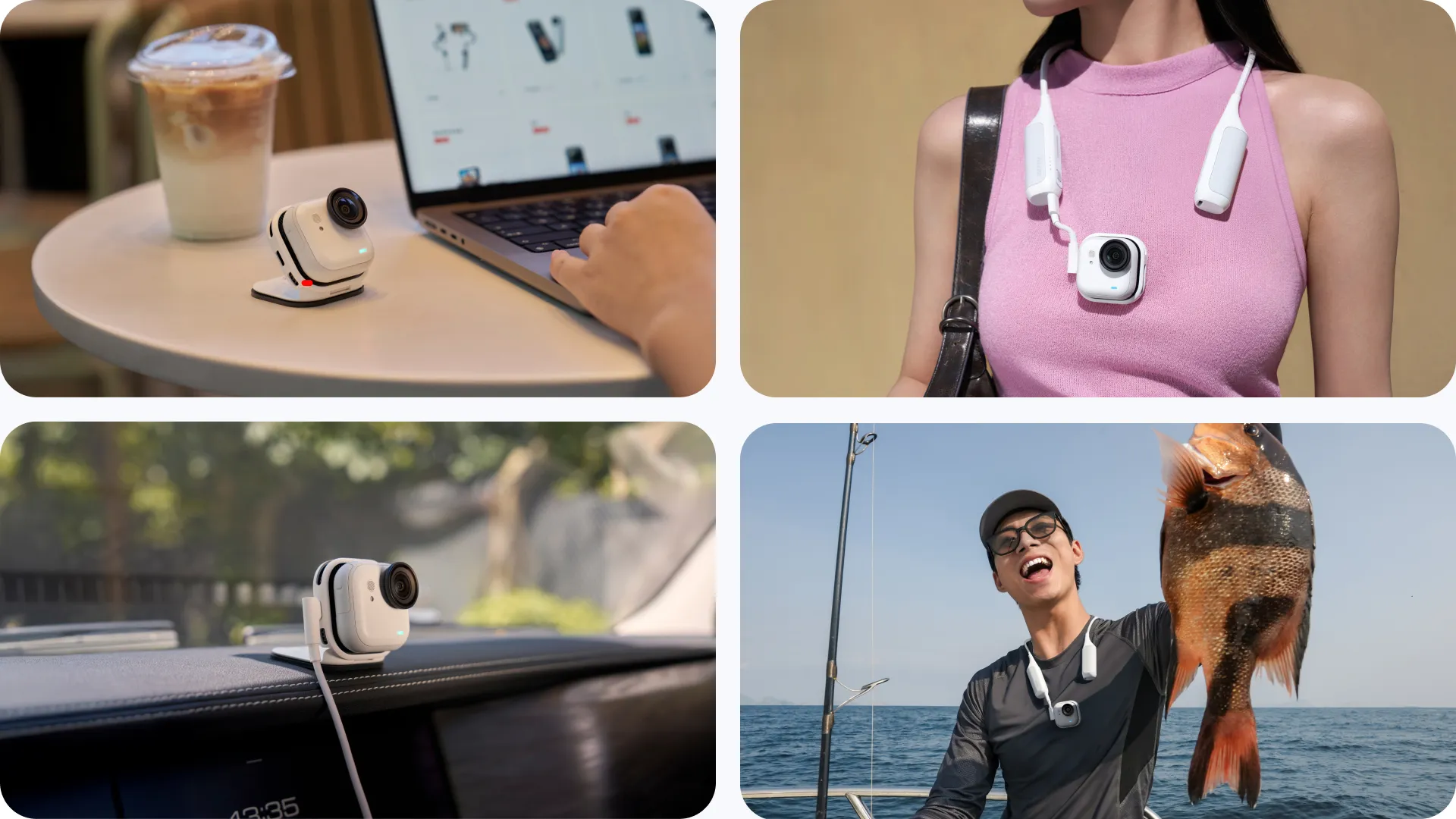 Regulacja kąta Insta360 FOMO Power Kit