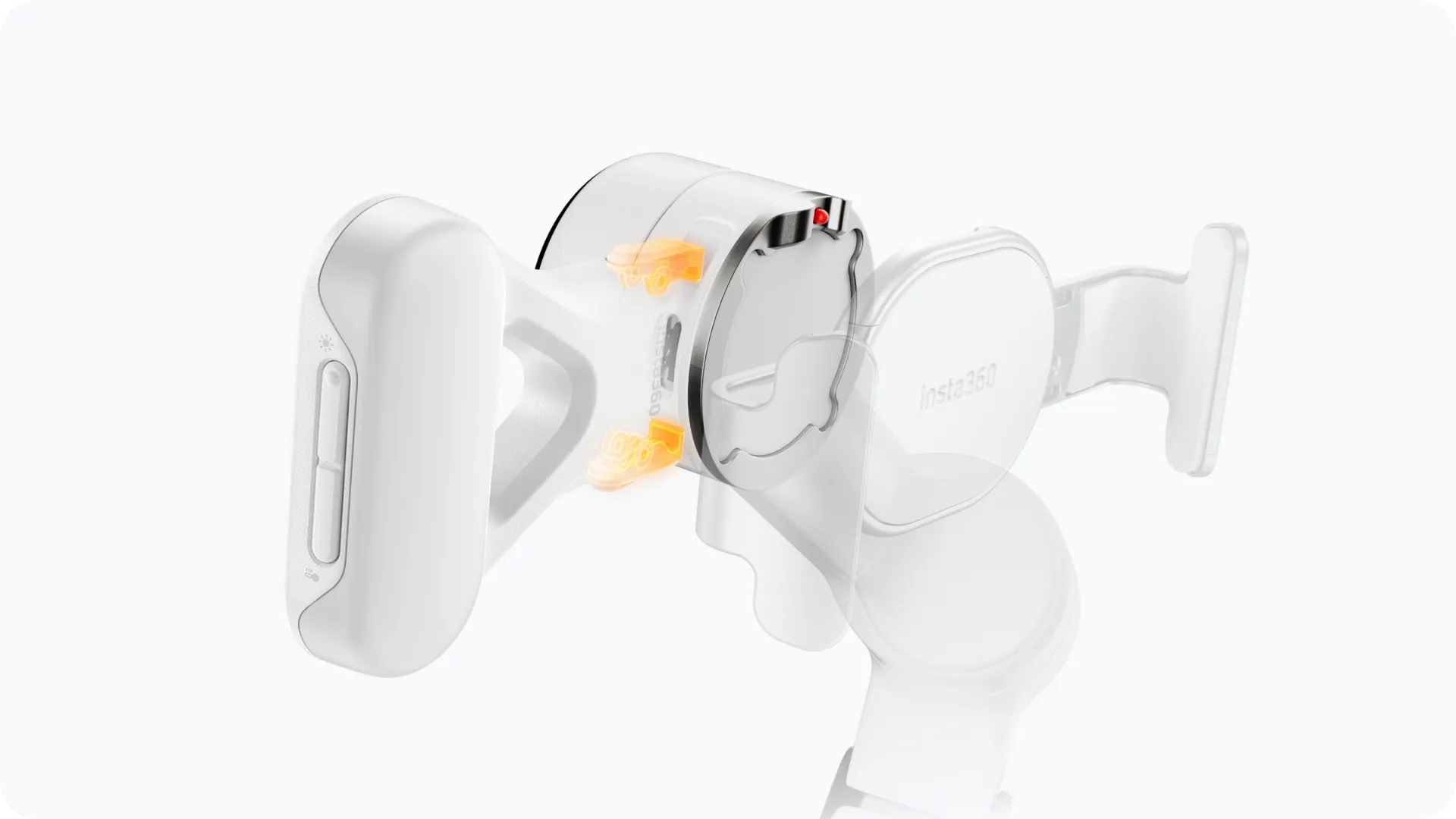 Łatwe przypinanie Spotlight do telefonu lub kamery