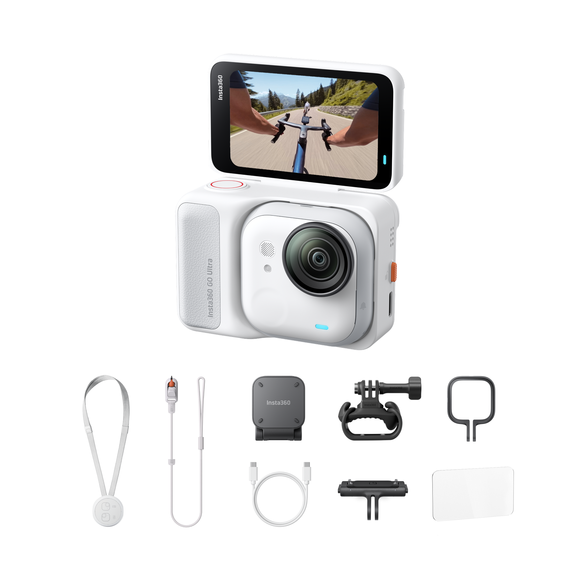 Insta360 GO Ultra Pack Ciclismo|| Bianco Artico