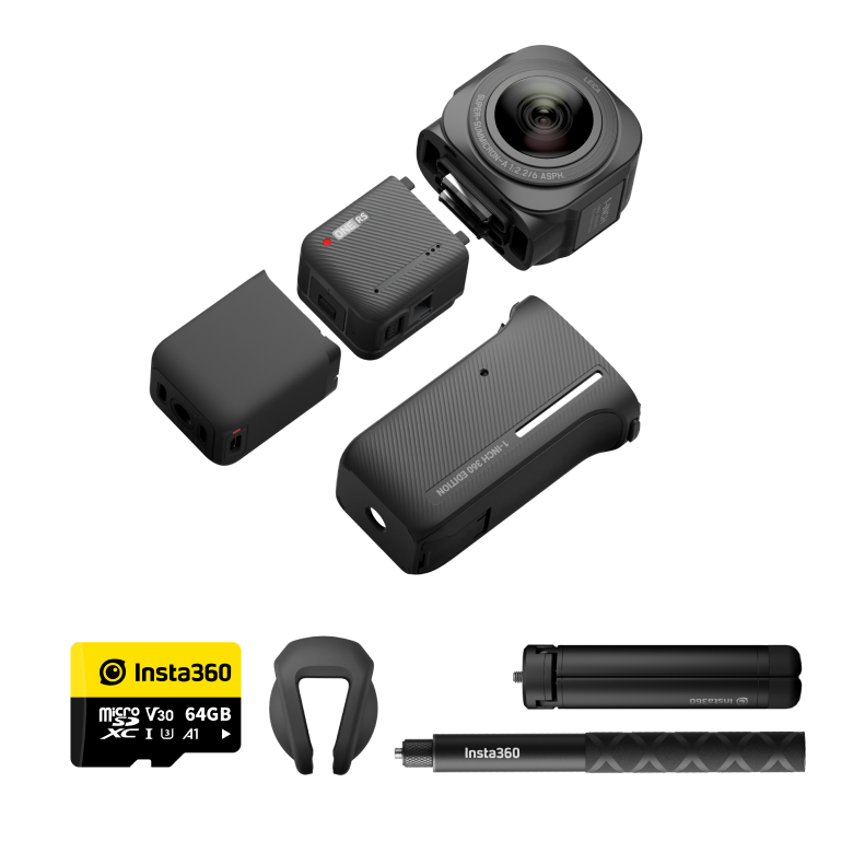購買ONE RS 1英吋全景套裝- 6K 全景相機及1英吋感光元件- Insta360