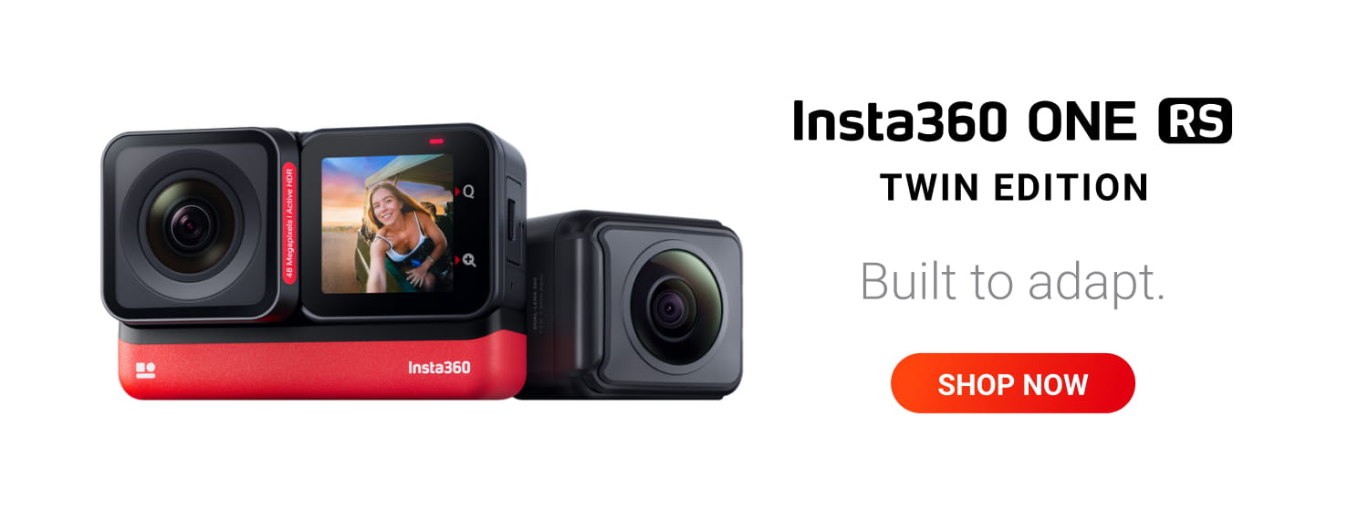 Insta360 ONE RS – Waterproof Action Camera + 360 Camera in One