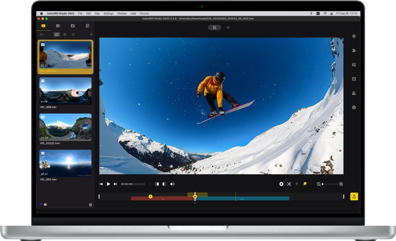 Insta360 X3 Waterproof 360 Action Camera