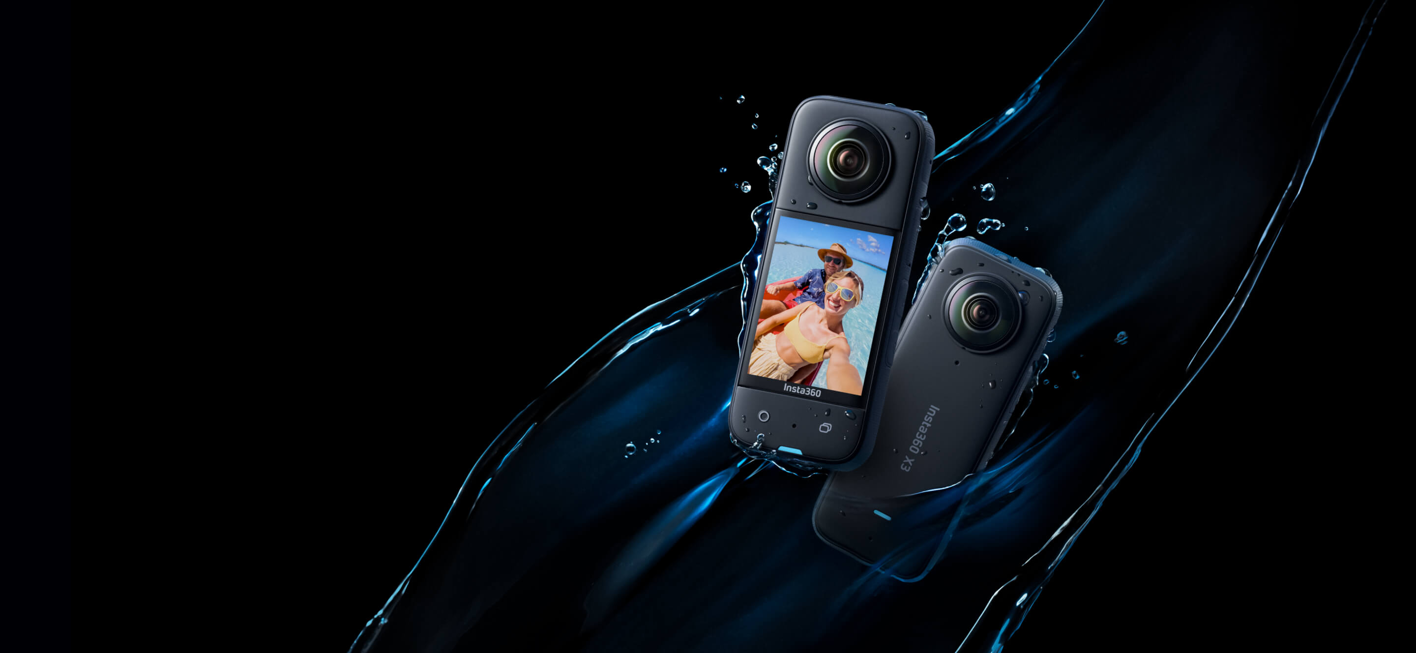 insta360 X3 - Waterproof 360 Action Camera with 1/2 48MP Sensors, 5.7K 360  HDR Video, 72MP 360 Photo Bundle with 64gb Memory + High Speed Card Reader